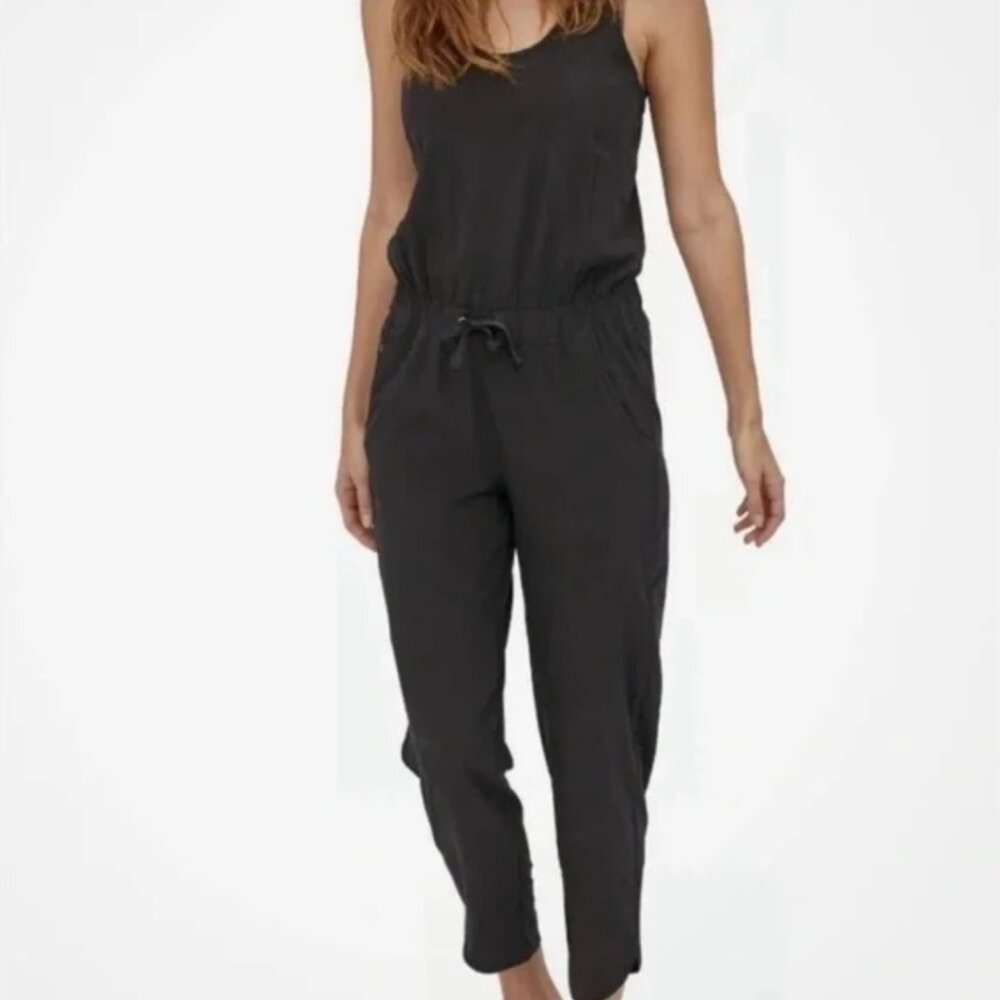 Patagonia Fleetwith Jumpsuit Romper XS Black